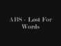 Il testo della Lost for words Abs