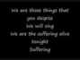 Paroles de The suffering Aiden