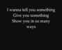 Il testo della Tell you something Alicia Keys