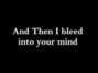 Il testo della Bleed into your mind All American Rejects