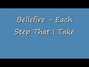 Lyrics of Each step that i take Bellefire