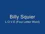 Il testo della Four letter word Billy Squier