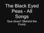 Il testo della Que dices Black Eyed Peas