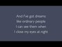 Paroles de Ordinary people Bon Jovi