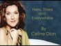 Paroles de Here, there and everywhere Céline Dion