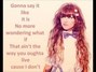 Lyrics of Love me for me Cher Lloyd