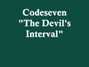 Lyrics of The devil's interval Codeseven
