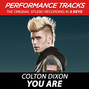 Il testo della You are Colton Dixon