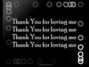 Lyrics of Thank you for hearing me David Crowder