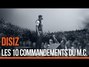 Paroles de Les 10 commandements du mc Disiz