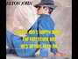 Il testo della Flinstone boy Elton John