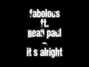 Lyrics of It's alright Fabolous