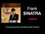 Il testo della I believe Frank Sinatra