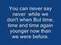 Il testo della Never say never Fray