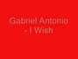 Lyrics of I wish Gabriel Antonio