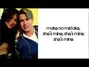 Il testo della Make no mistake, she's mine Glee