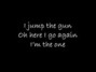 Il testo della Jump the gun Halestorm
