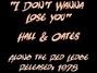 Il testo della I don't wanna lose you Hall & Oates