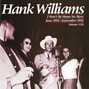 Il testo della With tears in my eyes Hank Williams