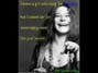 Lyrics of One good man Janis Joplin