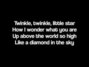 Lyrics of Twinkle twinkle little star Jewel