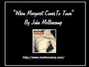 Il testo della When margaret comes to town John Mellencamp