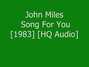 Il testo della Song for you John Miles