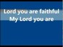 Paroles de Lord you are faithful Joyce Ejiogu