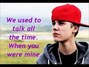 Paroles de Tell me Justin Bieber