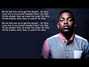 Lyrics of Money trees Kendrick Lamar