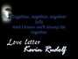 Paroles de Love letter Kevin Rudolf