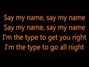 Lyrics of Love rihanna Kirko Bangz