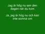 Lyrics of För dig Lars Winnerbäck