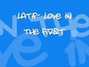 Il testo della Love in the first Latif