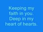 Il testo della Keeping my faith in you Luther Vandross