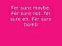 Il testo della Fer sure maybe Medic Droid