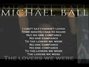 Lyrics of The lovers we were Michael Ball