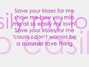 Lyrics of Save your kisses for me Natasha Thomas
