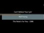 Lyrics of Can't believe your lyin' Neil Young