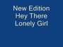 Il testo della Lonely girl New Edition