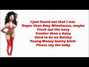 Lyrics of Beam me up scotty Nicki Minaj
