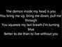Lyrics of Been alone Off By One