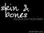 Il testo della Skin and bones Picture Me Broken