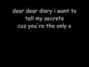 Lyrics of Dear diary Pink