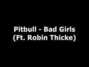 Il testo della Bad girl Pitbull