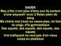 Lyrics of La paresse Sadek