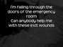 Lyrics of Exit wounds Script