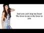 Il testo della Lover in me Selena Gomez