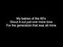 Lyrics of Babies of the 80's Something Corporate