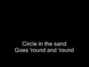 Il testo della Circle in the sand Spunge